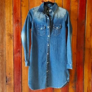 Denim Shirt Dress